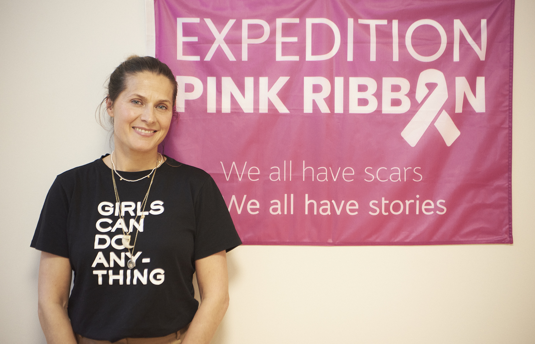 Expedition Pink Ribbon med Andrea Rudolph - Støt Brysterne